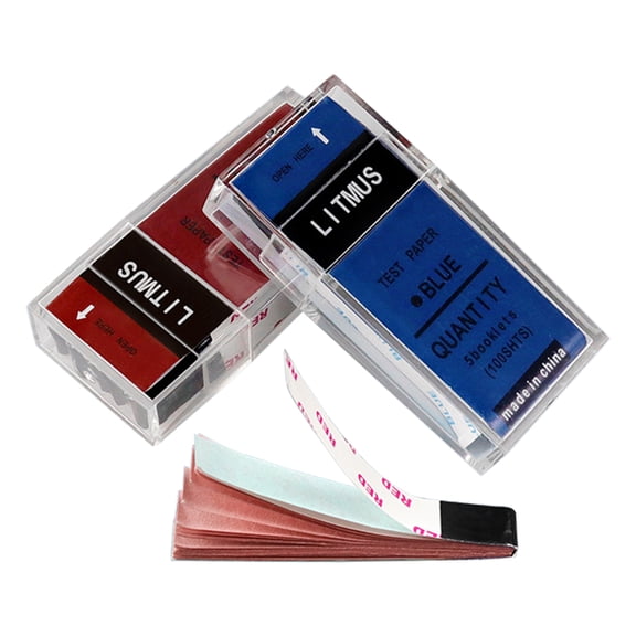 Quick Read Acid Base Strips 2Pack /200Strips Litmus Paper Easy Tear Design For Multiple Applications Strips