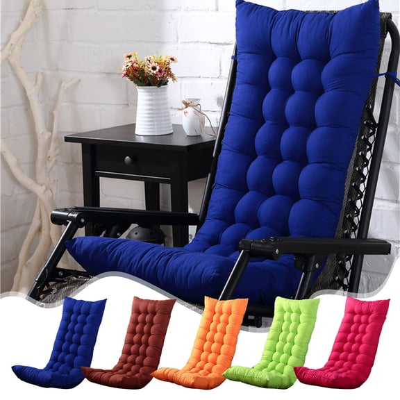 Quick-Recovery Beach Chair Cushion with Non-Slip Base, Multi-Surface Design for Patio and Living Room Use