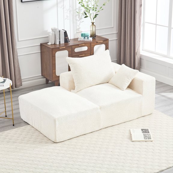 Quick Recovery Foam Couch, Hassle-Free Setup / Ideal for Lounging, Meets Various Needs