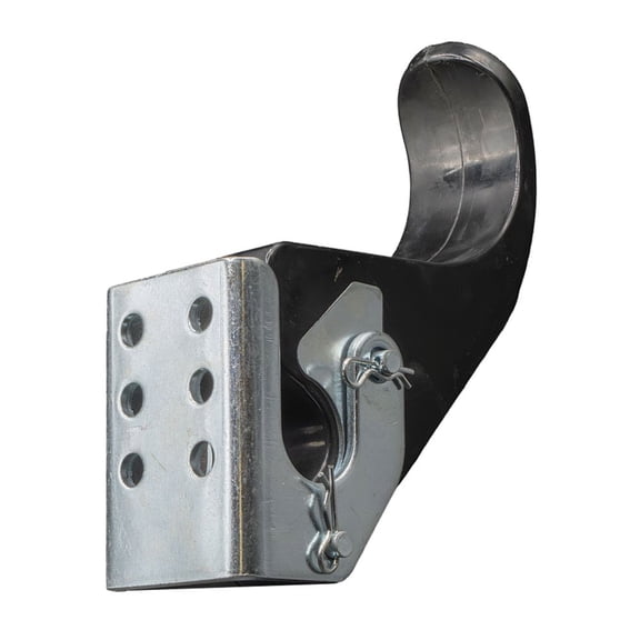 Quick Release 6" Rubber Upright Tarp Stop Kit with Easy Stop Bracket and Clevis, Cotter Pins for Roll Tarp Systems - Bolt-On Lightweight Perfect for Off-Road Transportation