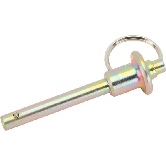 Quick Release Ball Lock Dowel Pin, 1/4 Inch, 1-1/2 Inch Grip