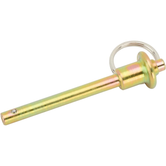 Quick Release Ball Lock Dowel Pin, 1/4 Inch, 2 Inch Grip