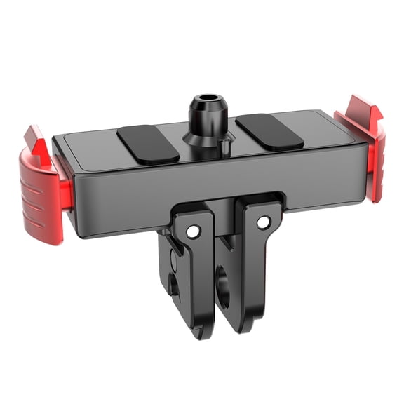 Quick Release Base for GoPro Hero 13 Magnetic Dual-Claws Interface Aluminum Mount Camera Adapter with 1/4" Screw GoPro 13 Conversion Adapter Camera Accessories