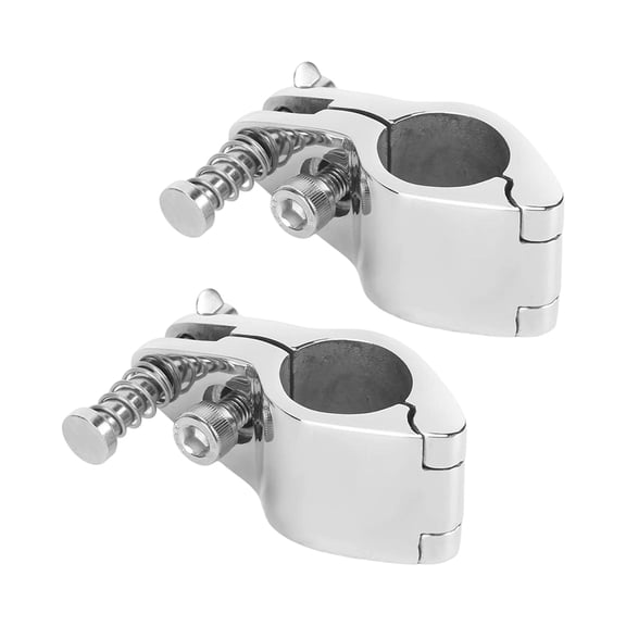 Quick Release Boat Canopy Clamps 316 Stainless Steel None Tool Installation Double Lock Systems for 22-32mm Tubes