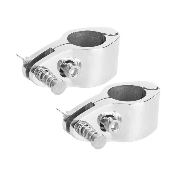 Quick Release Boat Canopy Clamps 316 Stainless Steel None Tool Installation Double Lock Systems for 22-32mm Tubes