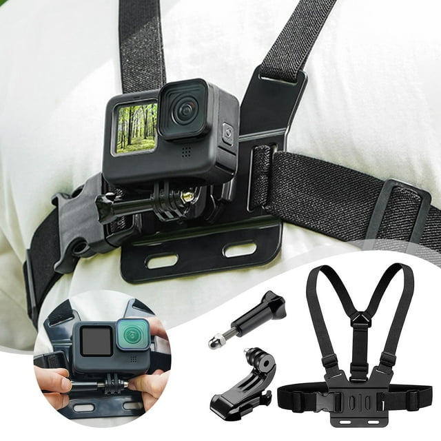 Quick Release Chest Strap For Action Cameras Secure Mount For Extreme