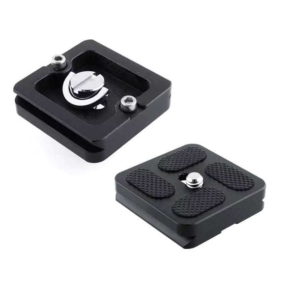 Quick Release Clamp Plate DSLR Camera Plate Tripod Monopod Mount Holder with 1/4Inch Screw 40mm For Camera Accessories