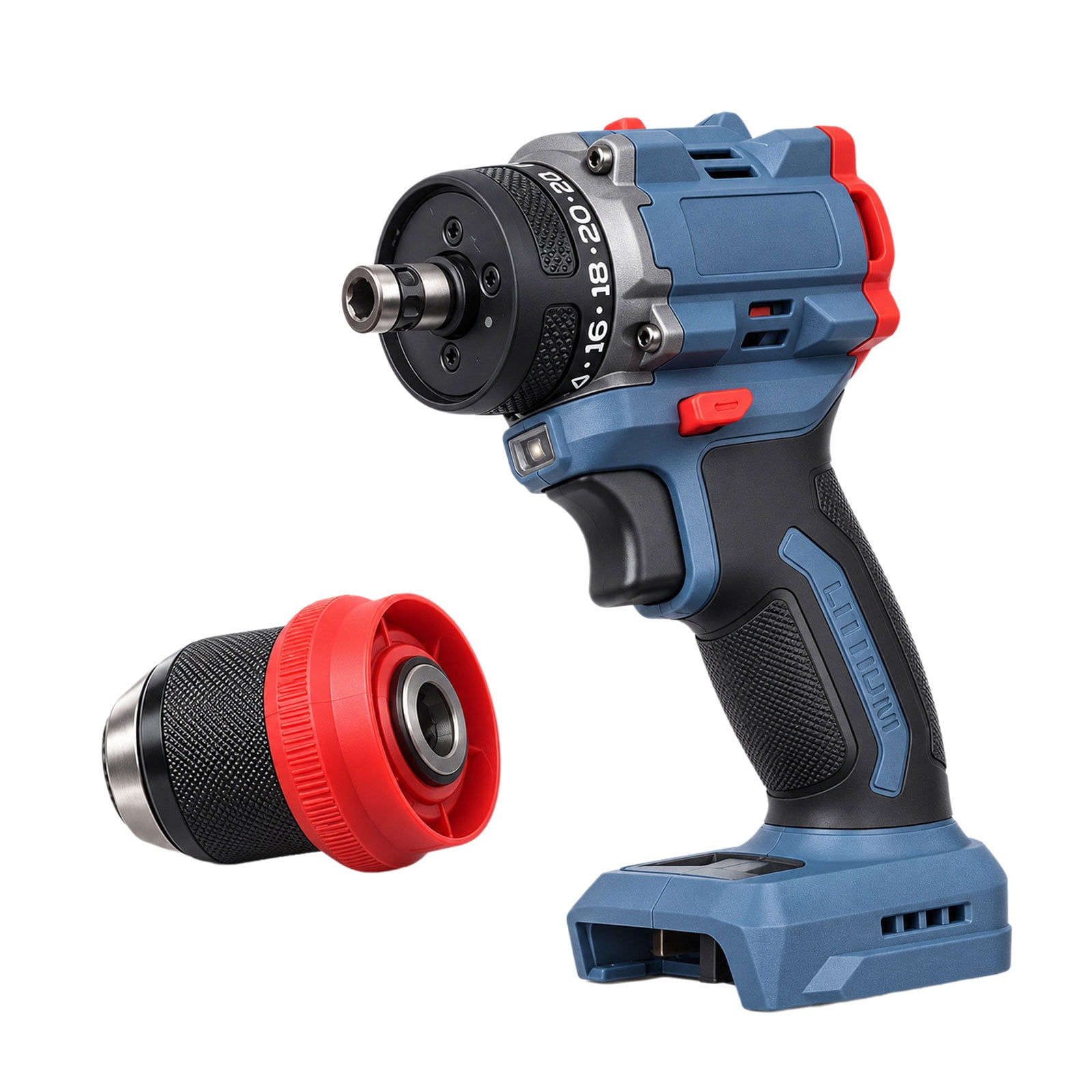 Quick-Release Cordless Drill Driver Tool with Removable Clip and 6.35Mm ...