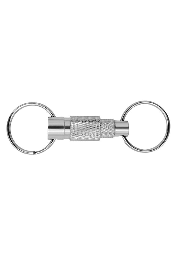 Quick Release Detachable Pull Apart Keychains KeyRings Bulk DetachKeyHolder Spring Split Clip Snaps Lock,Color Random