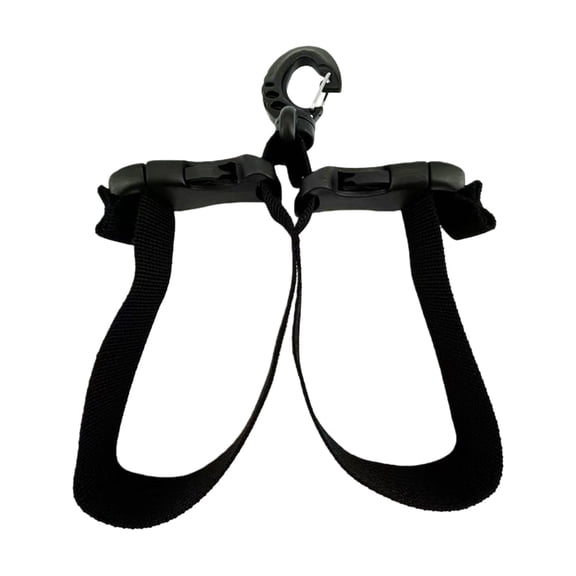 Quick Release Double Buckle Fin Strap, Ergonomic Adjustable Design for Diving & Snorkeling Gear