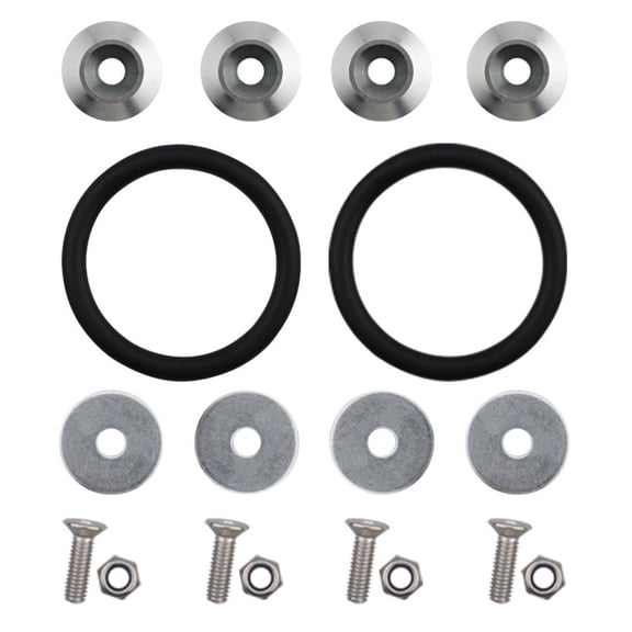 Quick Release Fasteners Fit Front Bumper Rear Bumper And Trunk/Hatch