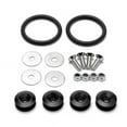 thumbnail image 1 of Quick Release Fasteners Set Black Screw Bolt Loop Ring Kit Fender Trunk Bumper, 1 of 5