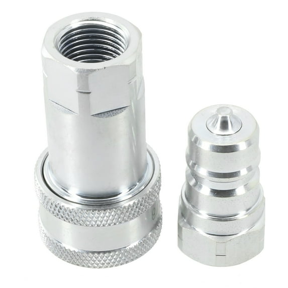 Quick Release Fitting Npt Iso A Hydraulic Coupling Connector 1/4\" 3/8\" 1/2\" 3/4\" Npt-3/8