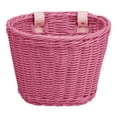thumbnail image 1 of Quick Release Front Bicycle Basket Detachable Mesh Wire Design for Adult Bikes and Cruisers for Shopping and Outdoor Commuting Pink, 1 of 3