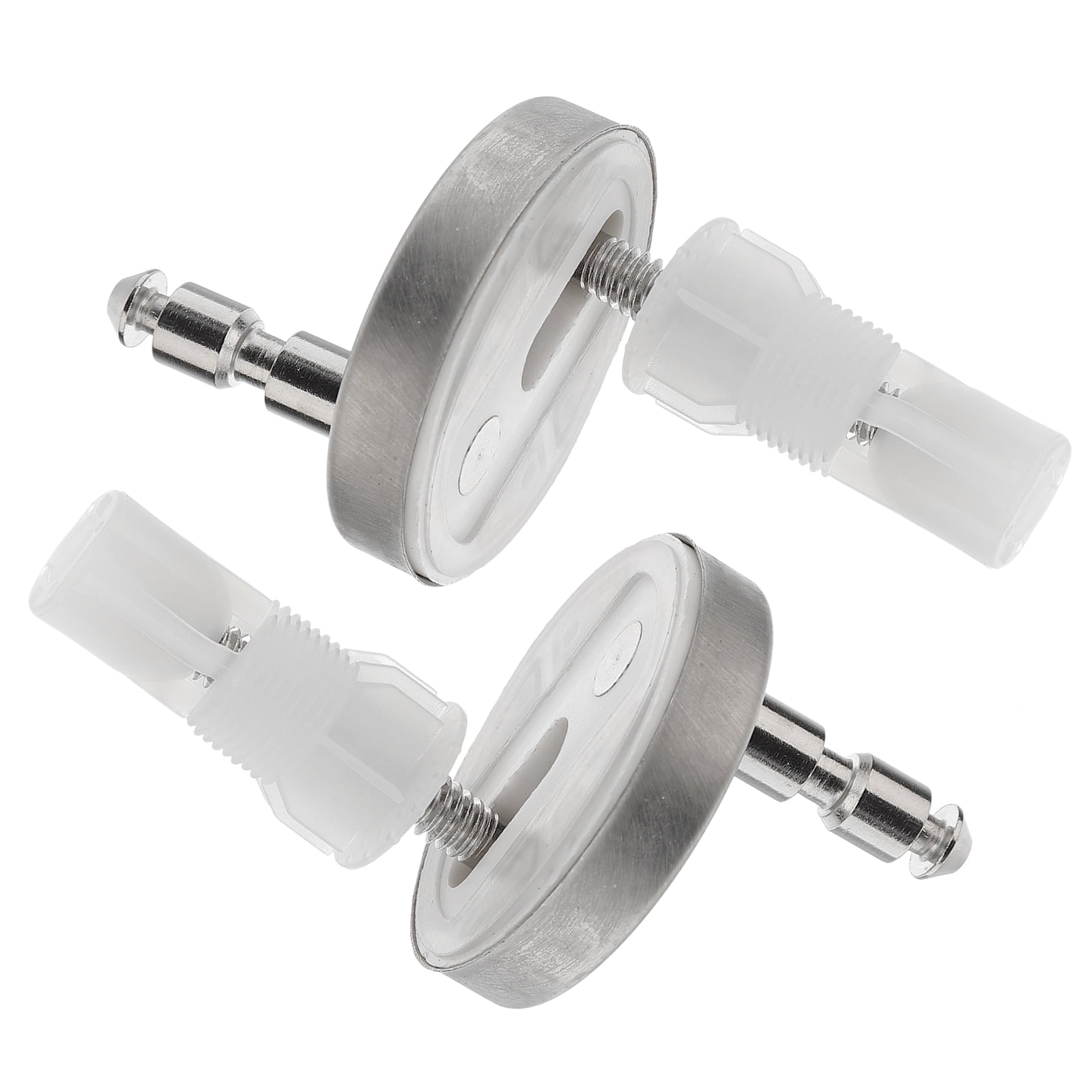 Automatic Expansion Screw Toilet Seat Repair Toilet Seat Parts 4.5X4.5CM Silver
