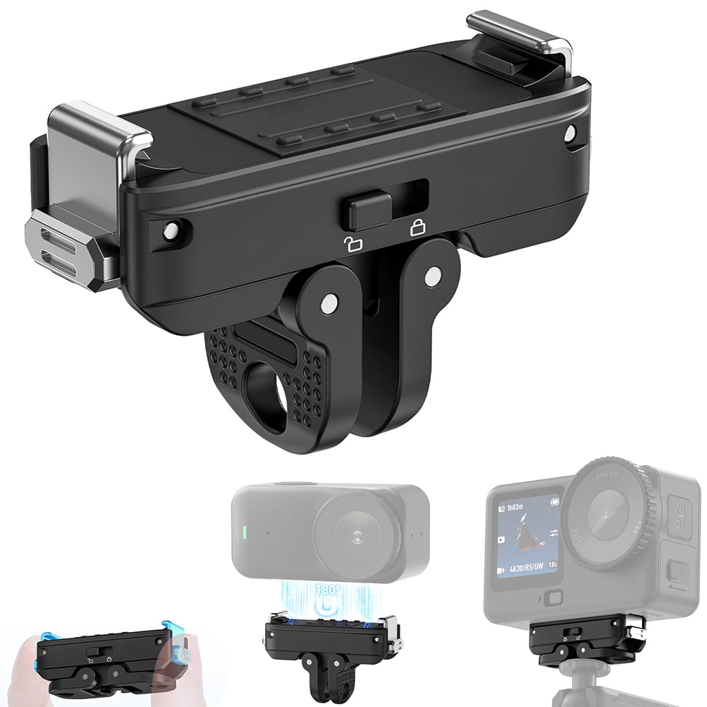 Quick-Release Mount for DJI Osmo Nano/Action 6 Magnetic Camera