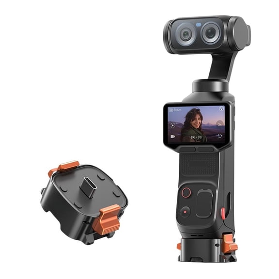 Quick Release Mount For Insta360 Luna Ultra, Vertical Camera Charging Base Adapter