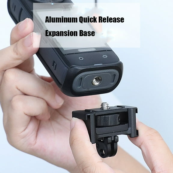 Quick Release Mount for Insta360 X4 Panoramic Camera Mounting Adapter Convert Quick Release Adapter Compatible Quick Release 1/4 Tripod Fixed Sports Camera Selfie Stick