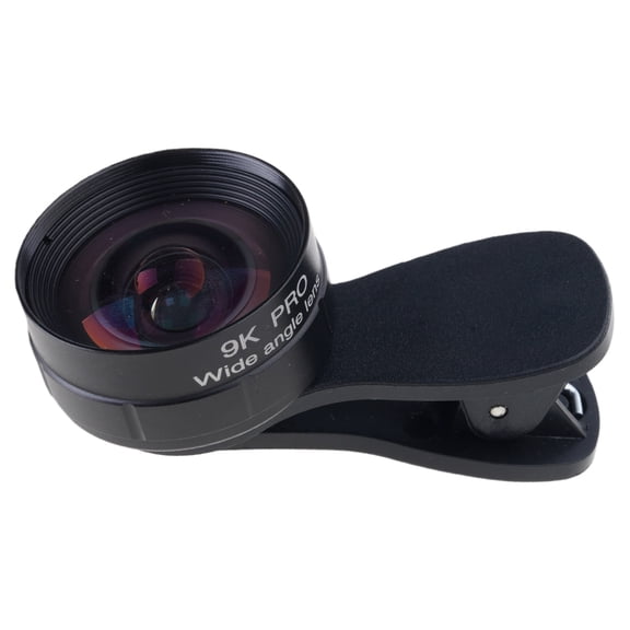 Quick Release Phone Lens Clip, 130 Degree Wide Camera Lens with Anti Distortion for Smartphone Photography