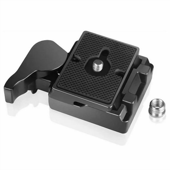 Quick Release Plate Adapter 1/4" 3/8" Camera For Manfrotto Tripod 323 Rc2 C522