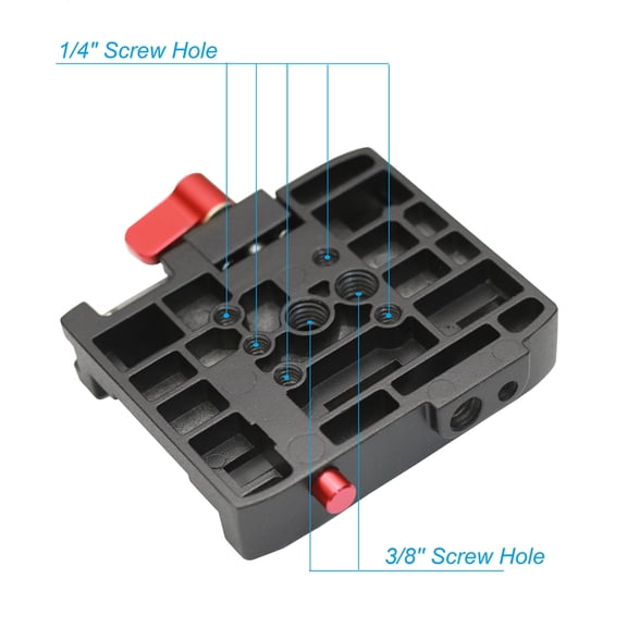 Quick Release Plate,Quick Plate Quick Clamp Adapter 701hdv 503hdv P200 Compatible 501 500ah 701hdv 503hdv Compatible 501 500ah