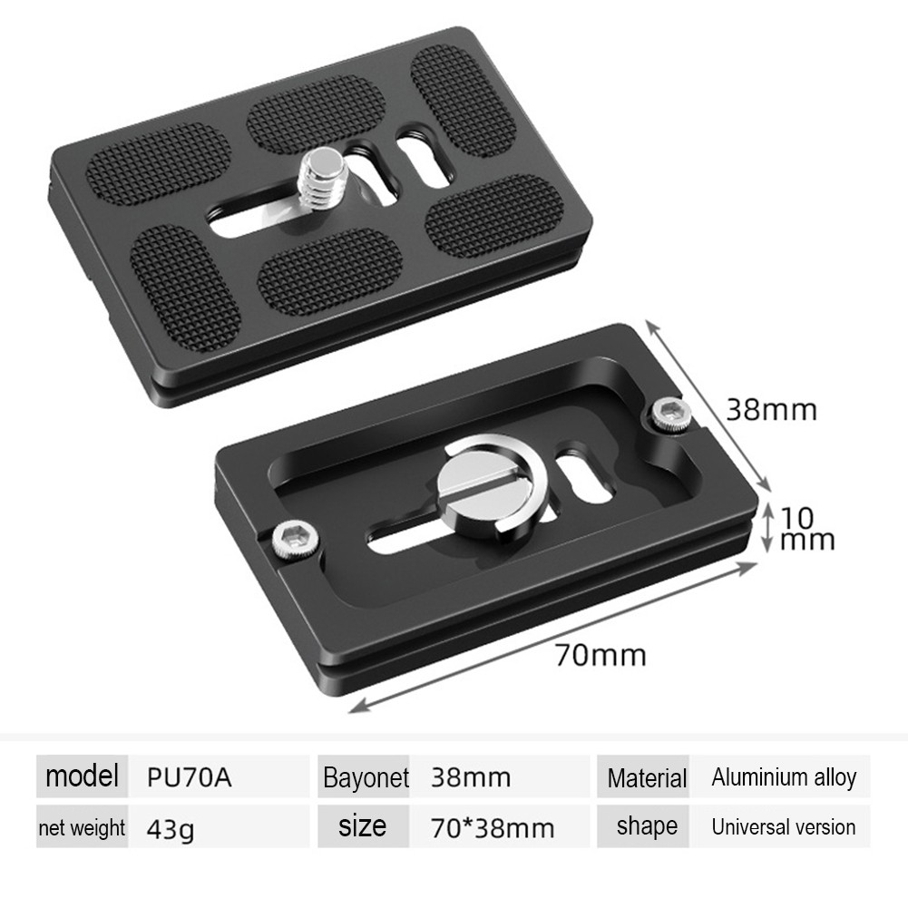 Quick Release Plate Quick Tripod Adapter Mounting Plate Adapter Arca ...