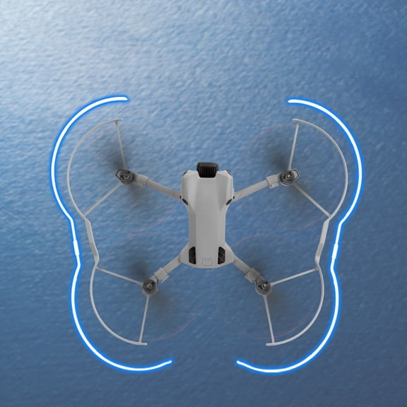 Quick Release Propeller Guard for DJI Mini 5 Pro, ABS Anti-Collision Drone Protective Bumper Shield, Lightweight Semi-Enclosed Propeller Protector Ring (Grey)