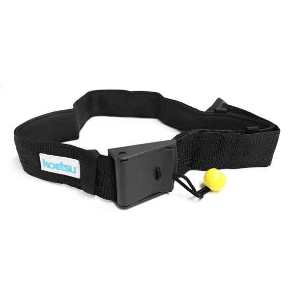 Quick Release SUP Paddle Board Safety Waist Belt, Adjustable Surfing Waist Strap with Reinforced Stitching & Buckle, Durable Neoprene Padded Belt for Leash Attachment Paddleboarding