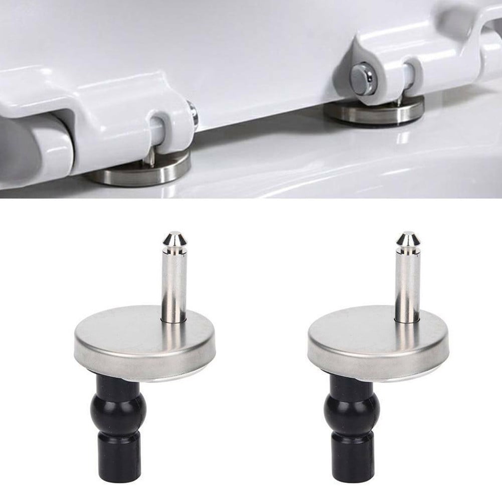 Quick Release Soft Close Toilet Hinges for Effortless Maintenance 2X