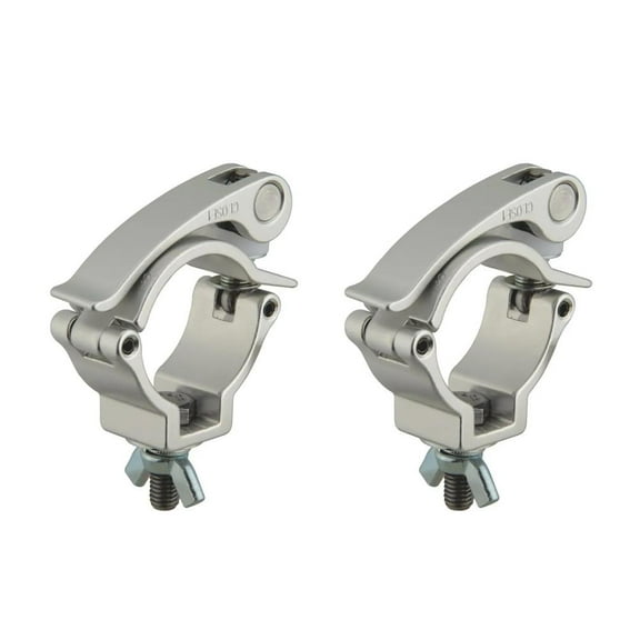 Quick Release Stage Clamp Aluminum Alloy Heavy Duty 220lbs DJ Truss Clamps/Fit OD 48-51mm 1.89-2inch Pipe/Tube I5Z1