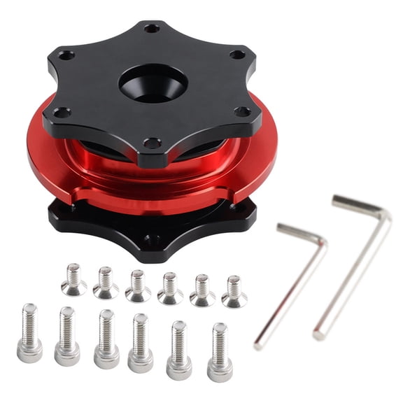 Quick Release Steering Wheel Hub Adapter Aluminum 89mm Diameter Easy Installation Removal for SFI Car Modification Tool