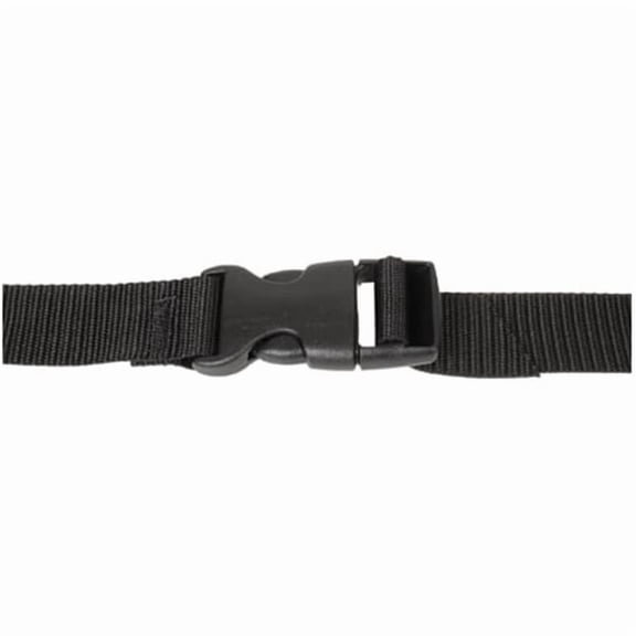 Quick Release Strap - Black - 1in x 36in - Pack of 1 - Durable Nylon