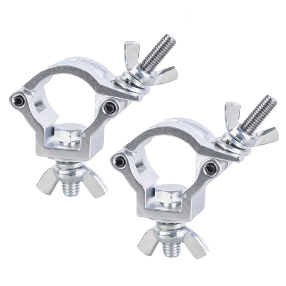 Quick-Release Theater Light Fixture Clamps, Al-Mg Alloy Construction for 32-35mm Pipes & High-Load Stability