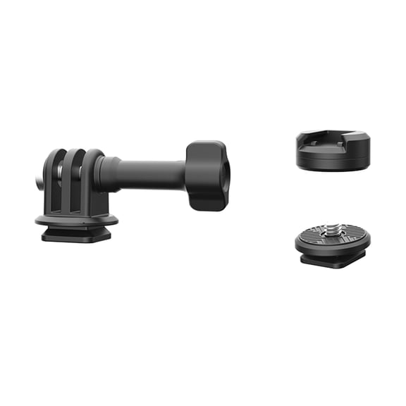 Quick Release Tripods Mount Adapter 1/4 Screw Base Mount with Thumb Screw, 3-Pieces Sports Camera Attachment Kit