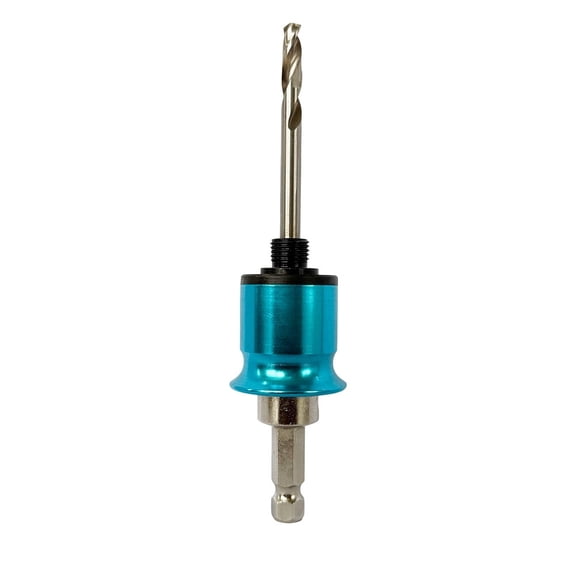 Quick-Release Woodworking Adapter: 38 Hex to 14 Drill Bit with Interchangeable