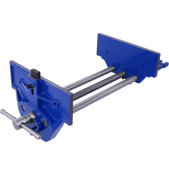 Quick Release Woodworking Vise 10.5" Heavy Cast Iron Blue