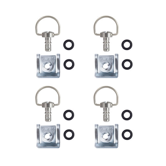 Quick Releases 1/4 D-Rings Turn Race Fairing Fastener for Motorcycle 14mm 19mm D-Rings Turn Clip Fastener