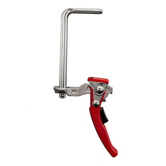 Quick Releases Ratcheting Table Clamp Guide Rails Clamp For Woodworking Projects With 60mm Throat Depth
