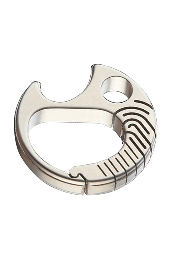 Quick Releases Spring Snap Key Rings Bottles Opener Titaniums Carabiner Clip Keyring Clip for Camping, Hikings, Daily