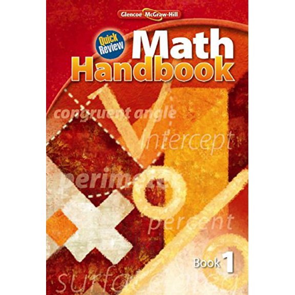 Pre-Owned Quick Review Math Handbook, Book 1 (Math Applic & Conn Crse) Paperback