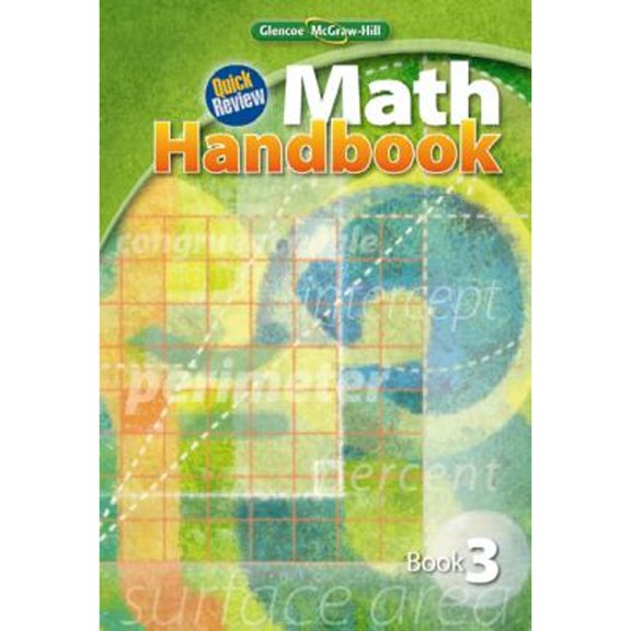 Pre-Owned Quick Review Math Handbook, Book 3, Student Edition 9780078915086