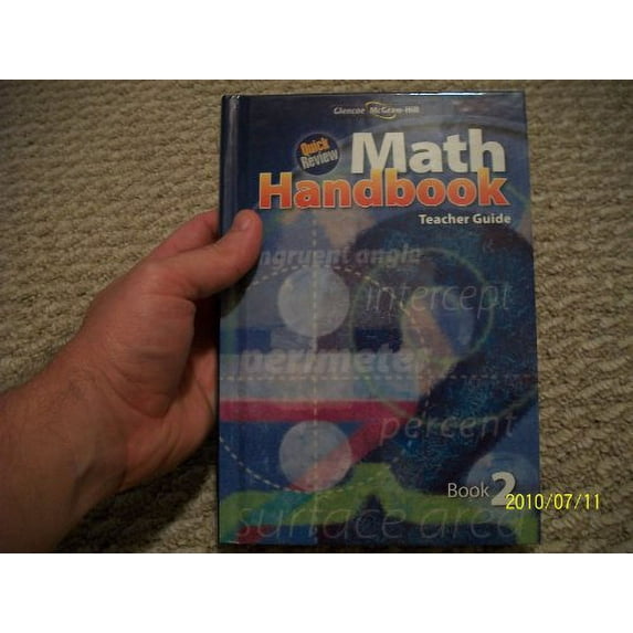 Pre-Owned Quick Review Math Handbook Teacher Guide Book 2 Paperback