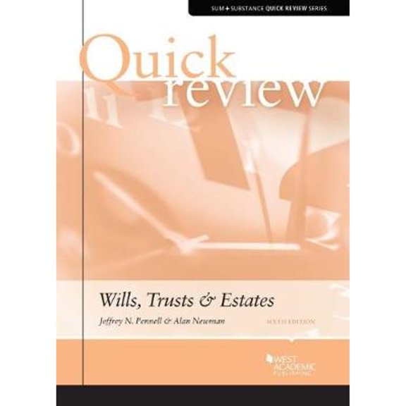 Pre-Owned Quick Review of Wills, Trusts, and Estates (Paperback) 168467543X 9781684675432