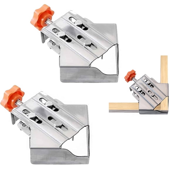 Quick Right Angle Fixing Clip Multipurpose Stainless Steel 90 Degree Corner Clamp, Steel Professional Corner Clamps Woodworking Tools, Corner Clamps For Woodworking
