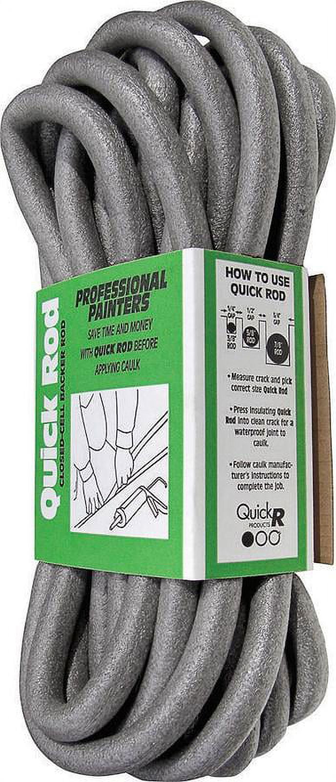 Quick Rod BR78040 Caulk Backer Rod, 7/8" x 40'