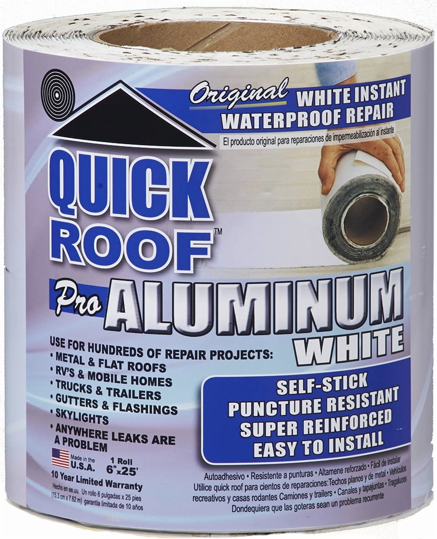Quick Roof Aluminum White