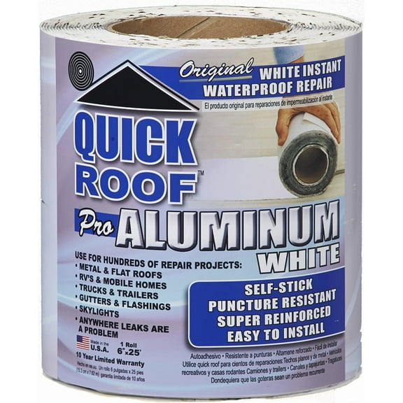 Quick Roof Aluminum White