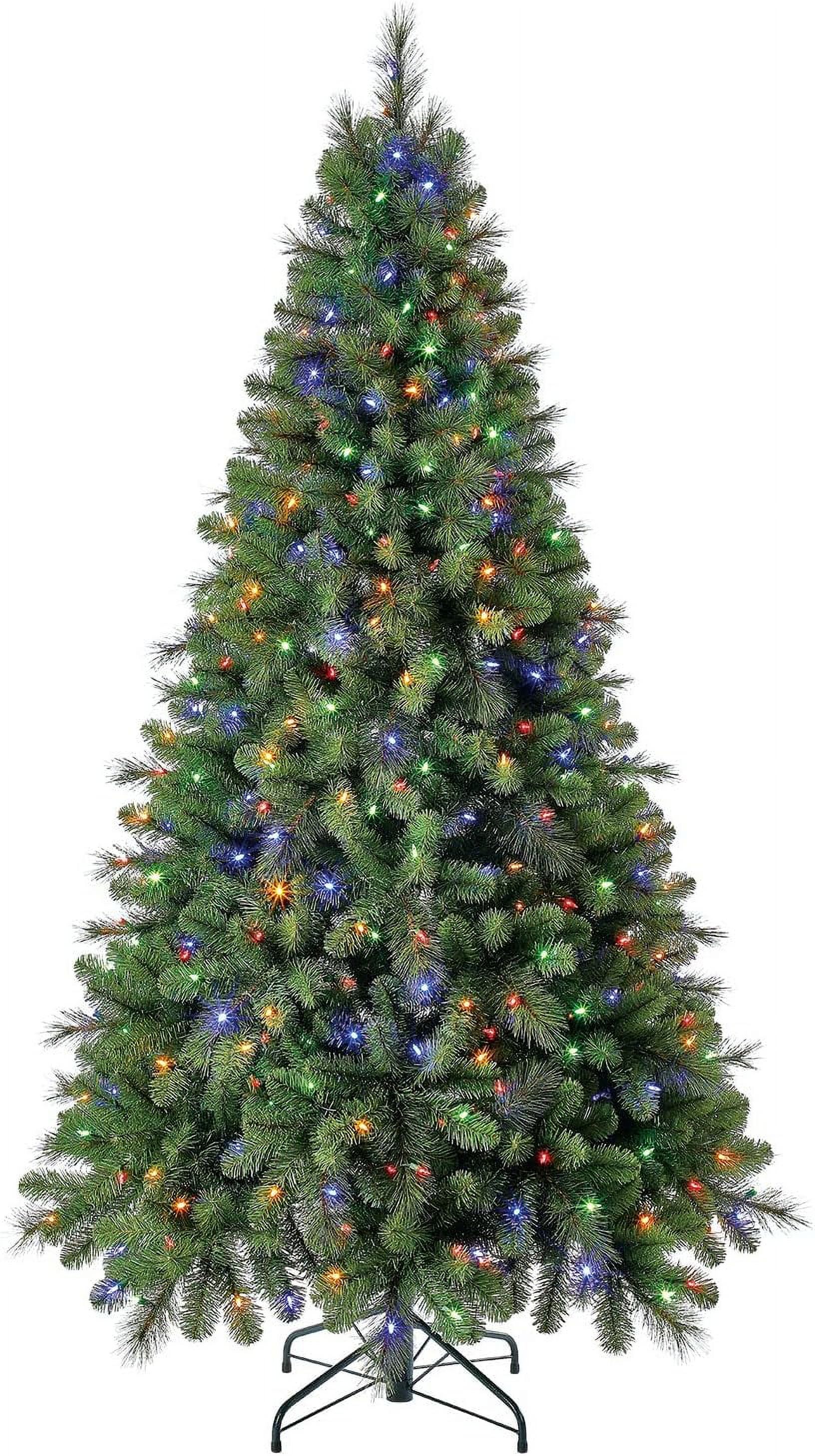 Quick Set 7 Foot Artificial Christmas Tree Prelit With 450 White