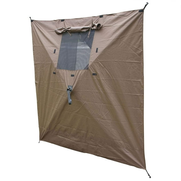Quick-Set by Clam 9897 Wind Panels for Screen Shelter - Brown, 2-Pack