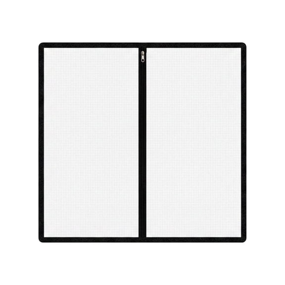 Quick Setup No-Drill Pet Screen Gate 35.43 x 35.43 Inch, Mesh Dog and Cat Barrier for Doorway Hallway Porch Kitchen Balcony, Foldable Gate with Compact Storage